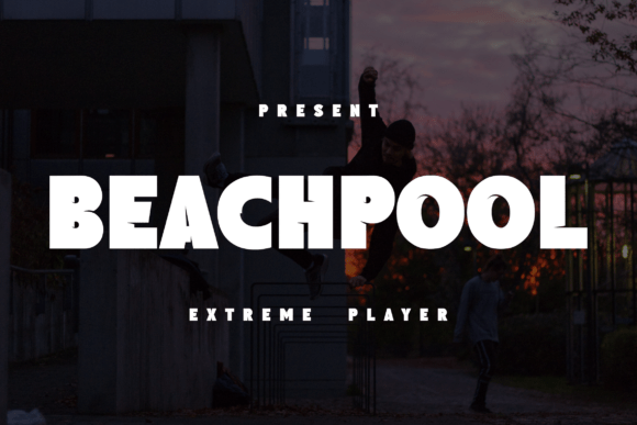 Beachpool: A Bold Typeface Designed for Powerful Branding and Athletic Identity