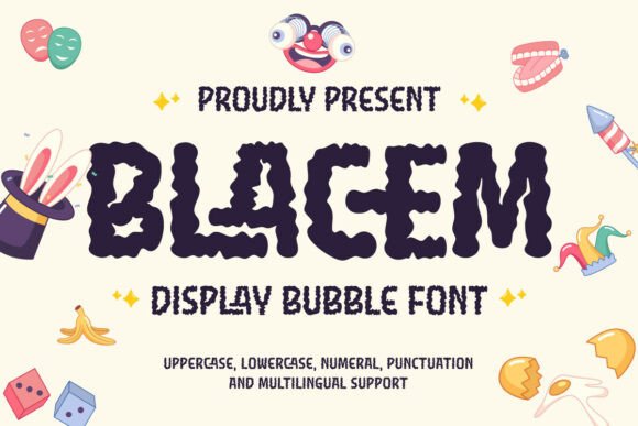 Blacem: The Playful Bubble Font Redefining Modern Design Aesthetics