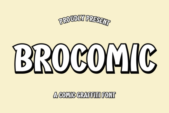 Brocomic: The Bold, Expressive Font That Brings Energy to Any Design