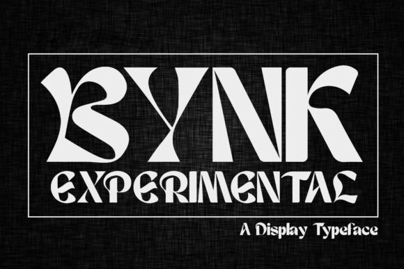 Bynk: A Psychedelic Typeface That Challenges Design Norms