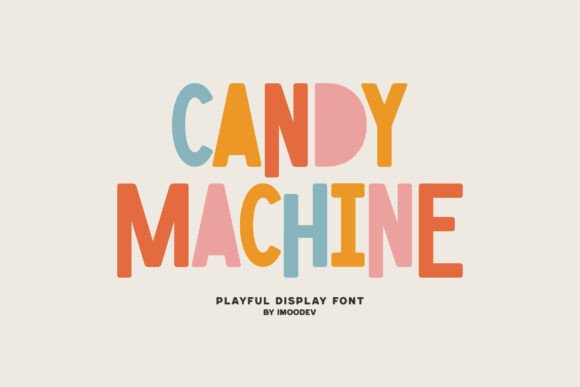 Candy Machine: A Playful Font for Creative Branding and Design Projects