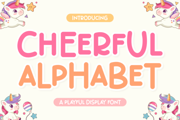 Cheerful Alphabet: A Playful and Versatile Font for Diverse Design Projects