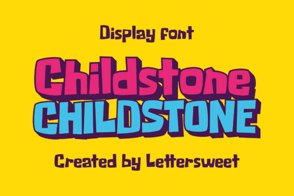 Childstone: A Bold and Cheerful Display Font for Modern Creatives