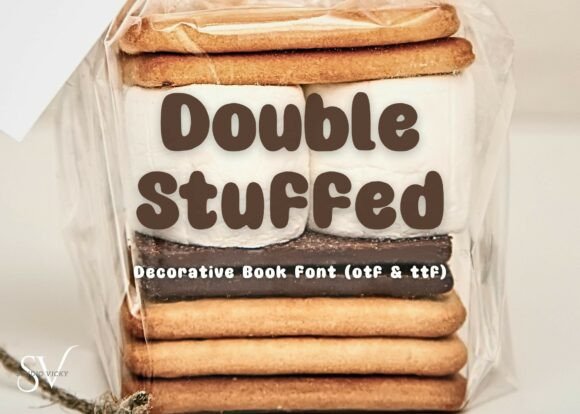 Double Stuffed: A Bold, Playful Font for Eye-Catching Designs