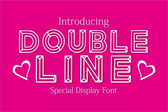 Doubleline Regular: A Playful and Practical Font for Creative Kids' Designs