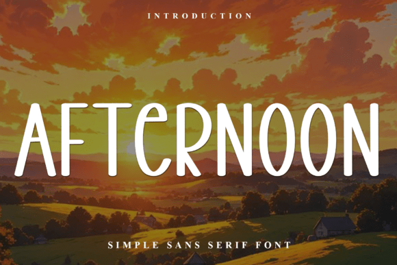 Exploring the Aesthetic Appeal of the Afternoon Font in Modern Design