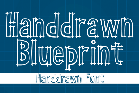 Exploring the Charm of Handdrawn Blueprint Font: A Unique Typeface for Creative Expression