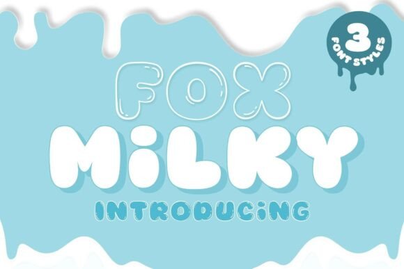 Fox Milky – A Sweet and Playful Font for Charming Designs