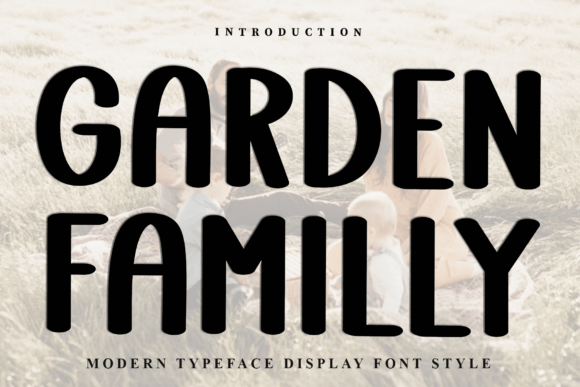 Garden Familly: A Festive Font for Holiday Typography