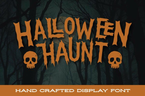 Halloweenhaunt: A Chillingly Fun Typeface for Spooky Designs