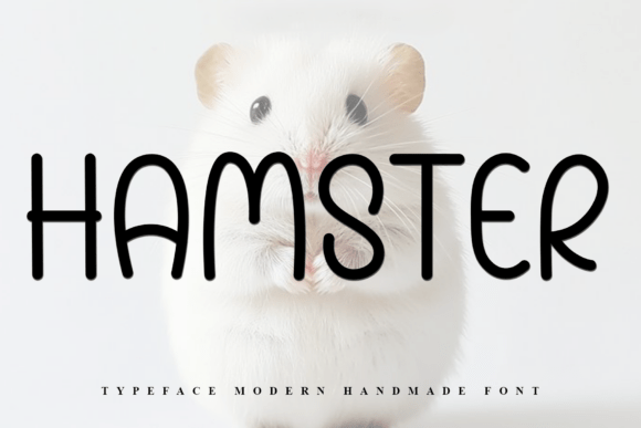 Hamster: A Playful Font for Warm, Rounded Designs