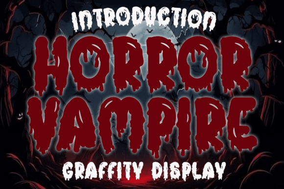 Horror Vampire: A Spooky Font for Magical Design Projects