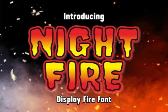Ignite Your Creativity with Night Fire: The Font That Sparks Imagination