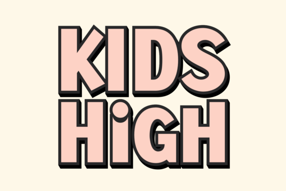 Kids High: A Display Font That Elevates Simplicity with Charm