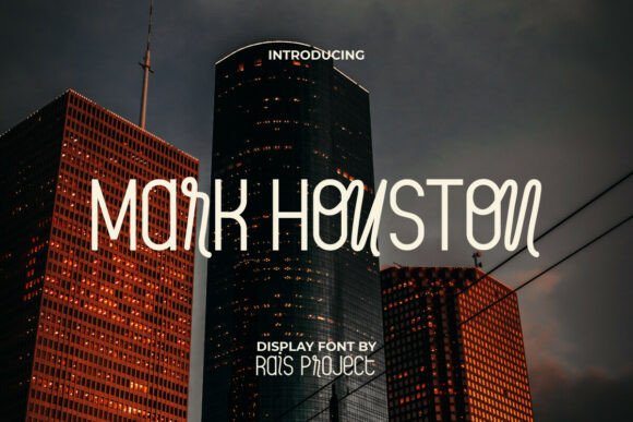 Markhouston: A Stylish Display Font for Diverse Projects