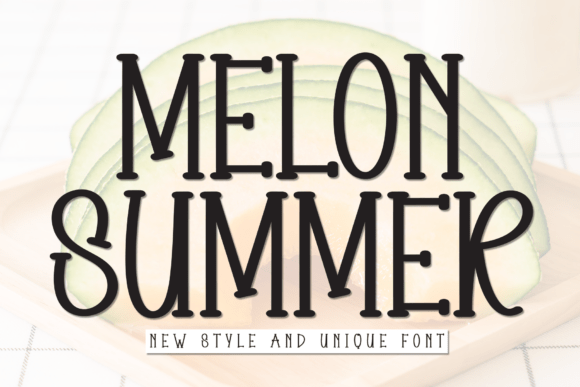 Melon Summer: A Fresh Typography Choice for Modern Design