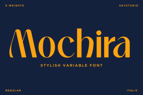 Mochira Regular: Modern Serif for Stylish Design