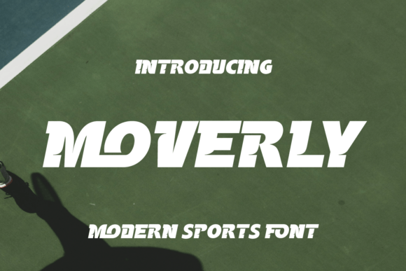 Moverly: The Bold Sports Font for Dynamic Designs