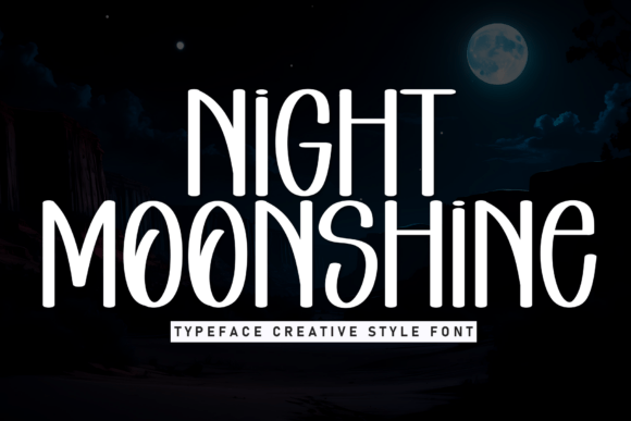 Night Moonshine: A Versatile Font for Creative and Brand-Forward Projects