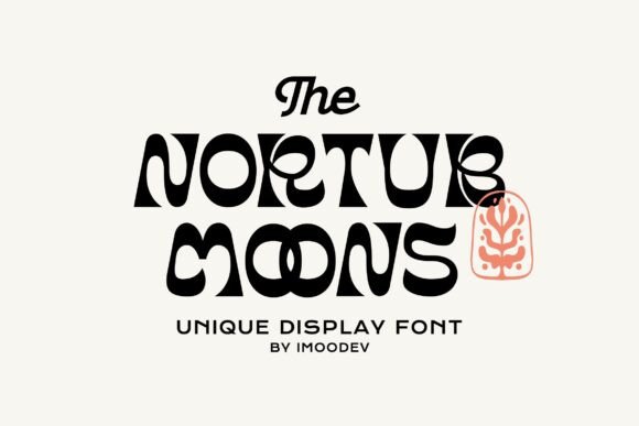 Nortub Moons: A Retro Groovy Font for Modern Creatives