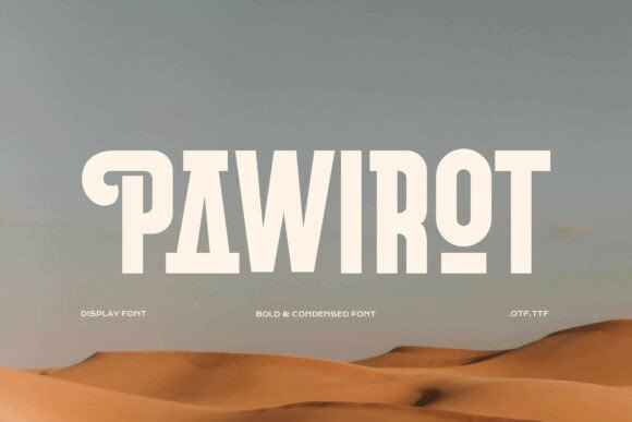 Pawirot: Bold, Vintage-Inspired Typography for Impactful Design