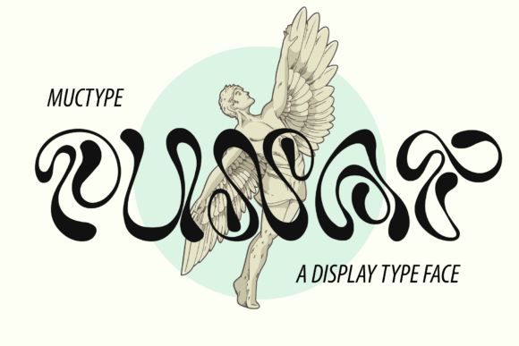 Punat: A Surreal Display Typeface for Bold, Artistic Expression