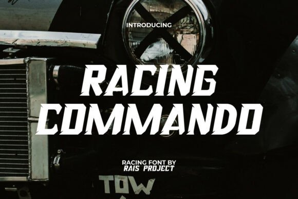Racing Commando: The Bold Typeface Driving Modern Design for Speed and Impact