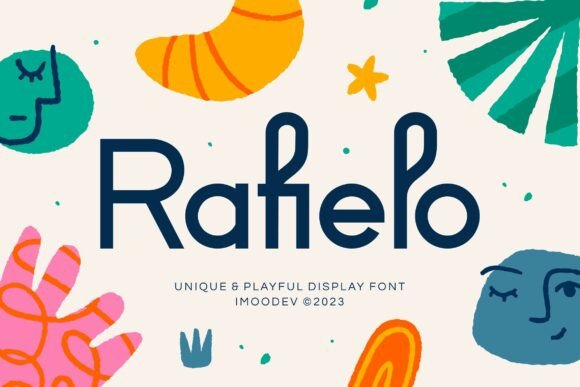 Rafielo: A Playful Typeface for Creative Design Projects