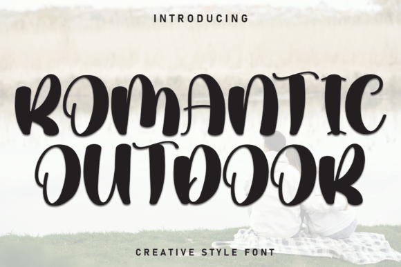 Romantic Outdoor: A Whimsical Typeface for Creative Designs