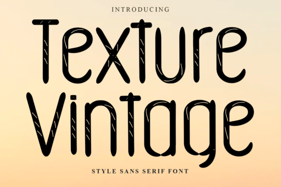 Texture Vintage: A Timeless Handwritten Font for Creative Expression