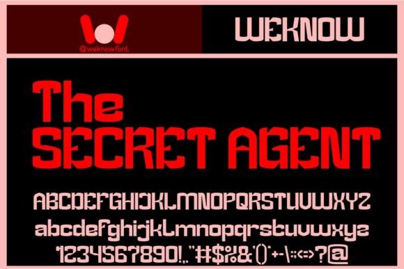 The Secret Agent Font: Style Meets Functionality