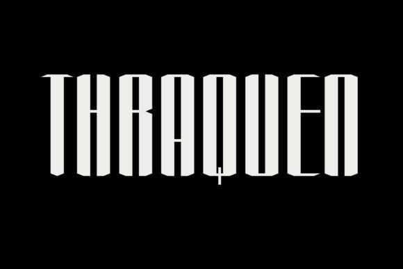 Thraquen: A Futuristic Font for High-Impact Design