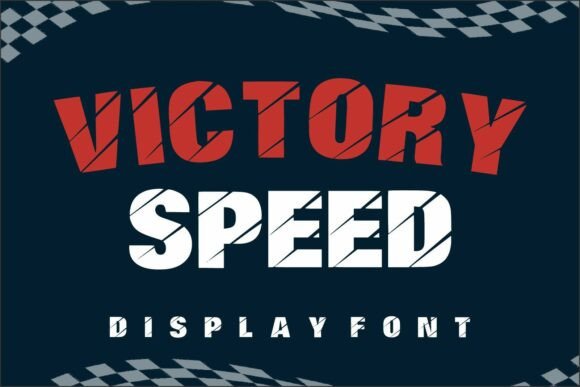 Victory Speed: A Bold Grunge Font for Impactful Design