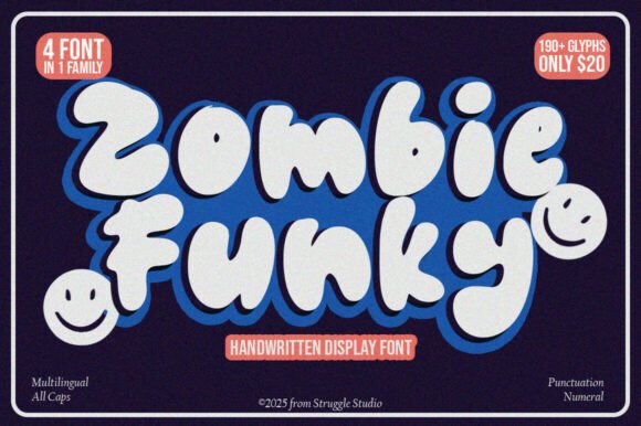 Zombie Funky: A Bold Font with Personality and Pitfalls